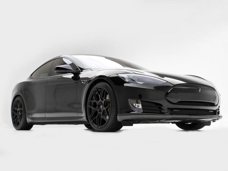 Tesla Model S Black Wheels by T Sportline '2014